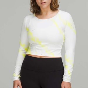 Lululemon Cropped Wunder Train Long Sleeve